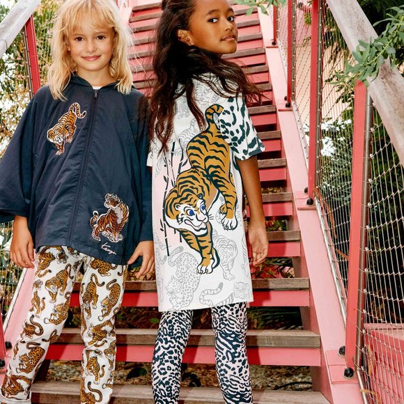 NWT KENZO Kids Cotton Jersey Dress size 12 - Picture 5 of 10